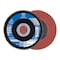 Pferd 4-1/2" x 7/8" A.H. POLIFAN Flap Disc - A-COOL SG INOX+ALU, Aluminum oxide, 80 Grit, Conical 62233 - alternate 1